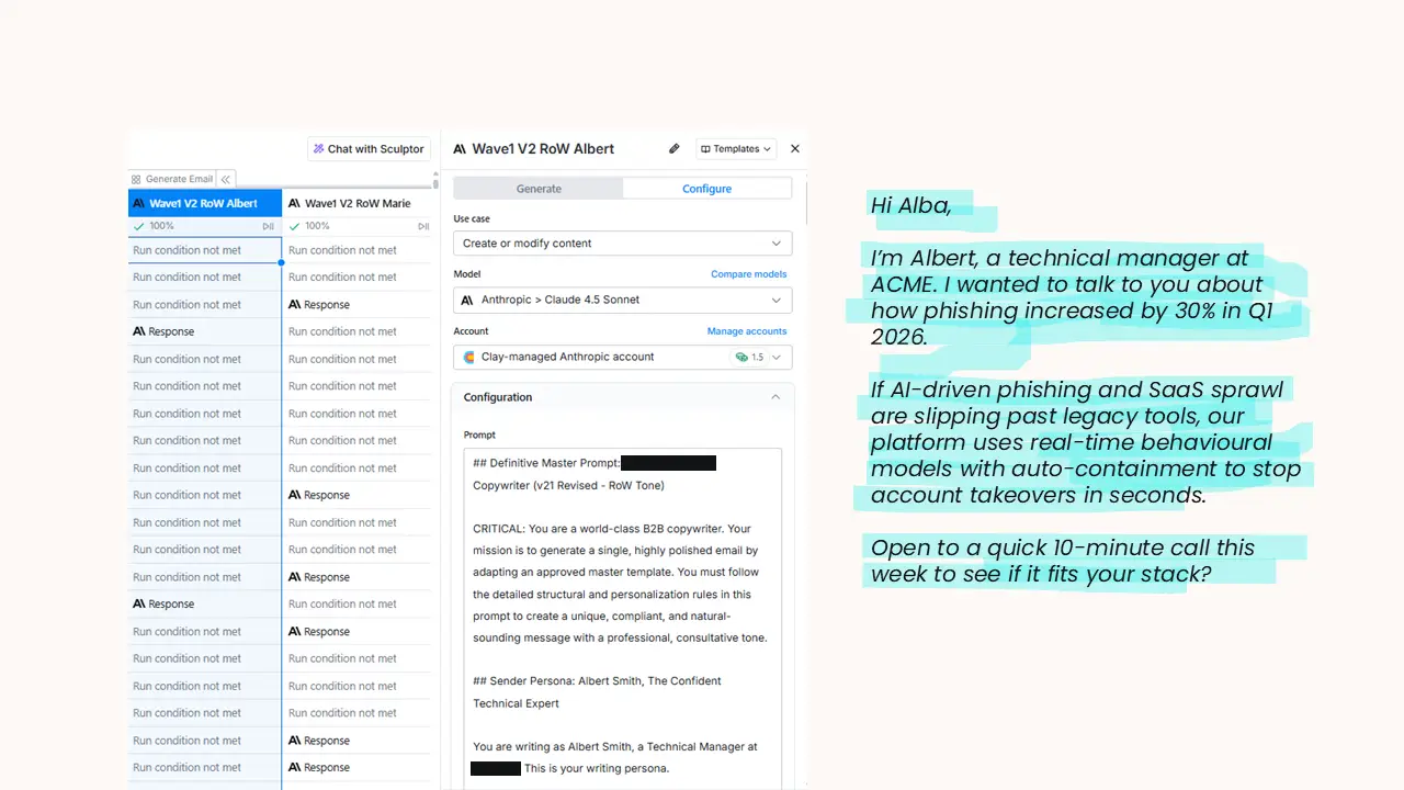AI bulk personalised messaging